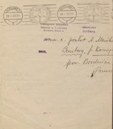 [Korespondencja Alfonsa Mańkowskiego], 1930-1933