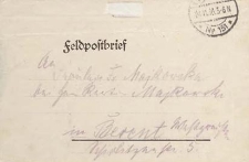 [List Aleksandra Majkowskiego do Franciszki Majkowskiej], 1916.02.24