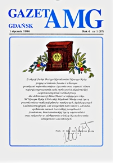 GazetAMG, 1994, R. 4, nr 1