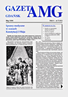 GazetAMG, 1994, R. 4, nr 5