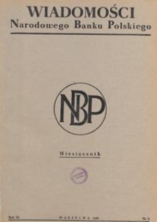 Wiadomości Narodowego Banku Polskiego, 1953.02 nr 2