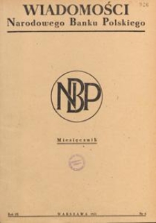 Wiadomości Narodowego Banku Polskiego, 1953.06 nr 6