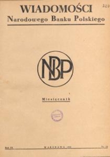 Wiadomości Narodowego Banku Polskiego, 1953.12 nr 12