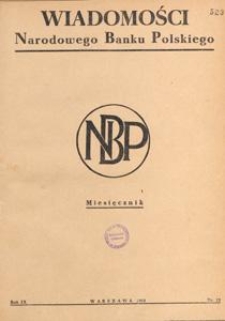 Wiadomości Narodowego Banku Polskiego, 1953.12 nr 12
