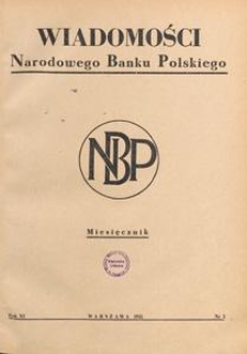 Wiadomości Narodowego Banku Polskiego, 1955.03 nr 3