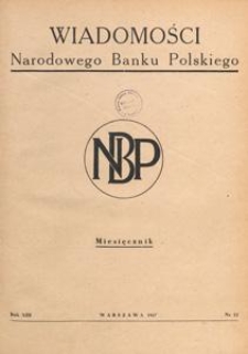 Wiadomości Narodowego Banku Polskiego, 1957.12 nr 12