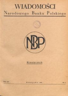 Wiadomości Narodowego Banku Polskiego, 1958.06 nr 6