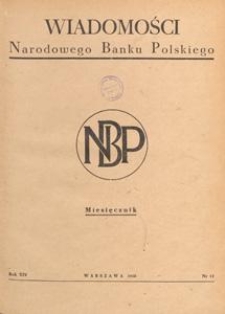 Wiadomości Narodowego Banku Polskiego, 1958.12 nr 12