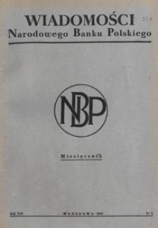 Wiadomości Narodowego Banku Polskiego, 1952.08 nr 8