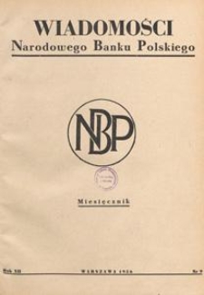 Wiadomości Narodowego Banku Polskiego, 1956.09 nr 9
