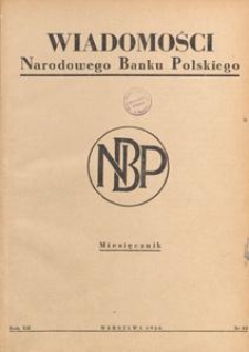Wiadomości Narodowego Banku Polskiego, 1956.12 nr 12
