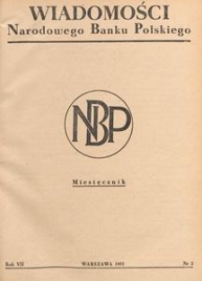 Wiadomości Narodowego Banku Polskiego, 1951.03 nr 3