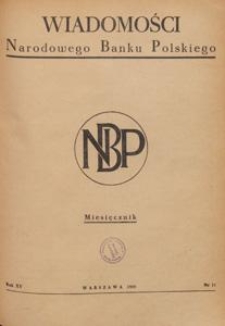 Wiadomości Narodowego Banku Polskiego, 1959.11 nr 11