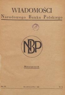 Wiadomości Narodowego Banku Polskiego, 1959.12 nr 12