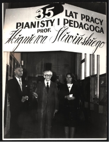 Jubileusz 35-lecia pracy pianisty i pedagoga prof. Zbigniewa Śliwińskiego
