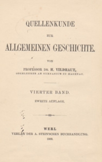 Handbuch der Quellenkunde zur deutschen Geschichte. [Bd. 2]. Vom Falle der Staufer bis zum Auftreten des Humanismus