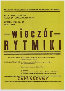 Wiecz&oacute;r rytmiki