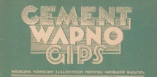 Cement : miesięcznik poświęcony zagadnieniom przemysłu materiałów wiążących, 1953.01 nr 1