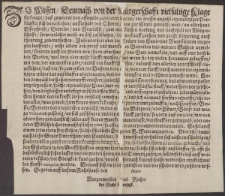 [Rozporządzenie Rady Miasta Gdańska dotyczące handlu towarami żywnościowymi, zbożem, roślinami i innymi towarami]