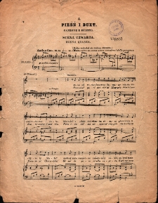 Halka. 4. Pieśń i duet : Scena czwarta = Canzone e duetto : Scena quarta / St. Moniuszko