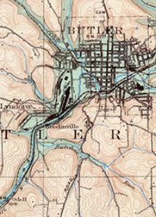 Bulletin 873. Geology and mineral resources of the Butler and Zelienople quadrangles, Pennsylvania