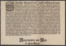 [Rozporządzenie Rady Miasta Gdańska dotyczące handlu obnośnego artykułami żywnościowymi]