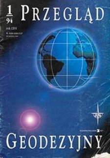 Przegląd Geodezyjny : czasopismo poświęcone miernictwu i zagadnieniom z nim związanym 1994 R. 66 nr 1-12