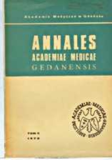 Annales Academiae Medicae Gedanensis, 1972, t. 2