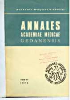 Annales Academiae Medicae Gedanensis, 1976, t. 6