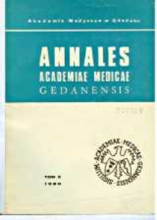 Annales Academiae Medicae Gedanensis, 1980, t. 10