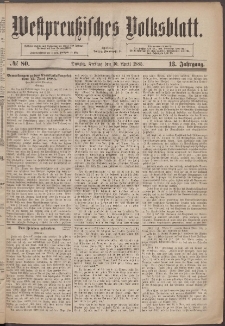 Westpreußisches Volksblatt 1885 10.04 nr 80