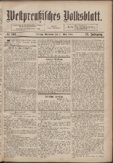 Westpreußisches Volksblatt 1885 14.05 nr 107