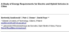 A Study of Energy Requirements for Electric and Hybrid Vehicles in Cities