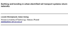 Earthing and bonding in urban electrified rail transport systems return networks