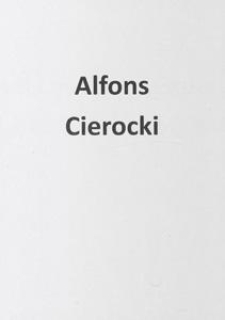 [Korespondencja redakcyjna Sp&oacute;łki Wydawniczej w Kościerzynie i Sp&oacute;łdzielni Wydawniczej "Gryf"]. [Cz. 3] : list od Alfonsa Cierockiego, 1932.08.08