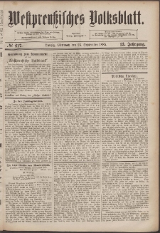 Westpreußisches Volksblatt