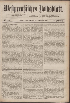 Westpreußisches Volksblatt