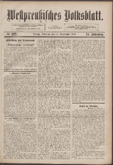 Westpreußisches Volksblatt 1885 nr 29.09 nr 222