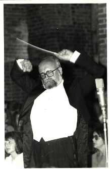 Krzysztof Penderecki - kompozytor : 7. VII. 1989 r. : Gdańsk, koncert : św. Brygidy / Leonard Szmaglik
