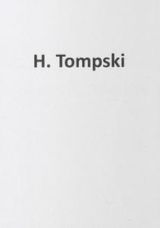 [Korespondencja redakcyjna Spółki Wydawniczej w Kościerzynie i Spółdzielni Wydawniczej "Gryf"]. [Cz. 4] : list od H. Tompskiego, 1912.05.08