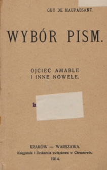 Wybór pism: Ojciec Amable i inne nowele