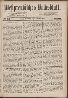 Westpreußisches Volksblatt 1885 06.11 nr 255