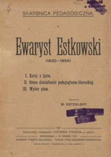 Ewaryst Estkowski : (1820-1856)