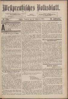 Westpreußisches Volksblatt