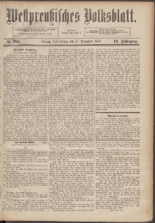 Westpreußisches Volksblatt 1885 10.12 nr 283