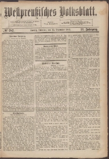 Westpreußisches Volksblatt 1885 15.10 nr 287