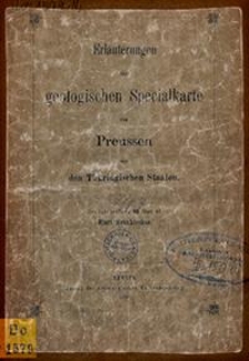 Erläuterungen zur geologischen Specialkarte von Preussen und den Thüringischen Staaten. Lfg. 9. Blatt Artern. Gradabt. 56, No. 42
