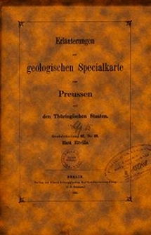 Erläuterungen zur geologischen Specialkarte von Preussen und den Thüringischen Staaten. Lfg. 15. Blatt Eltville. Gradabt. 67, No. 59