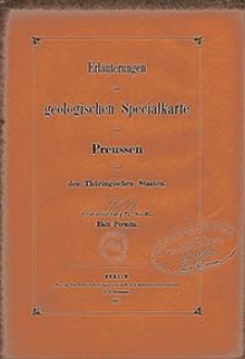 Erläuterungen zur geologischen Specialkarte von Preussen und den Thüringischen Staaten. Lfg. 17. Blatt Pörmitz. Gradabt. 71, No. 21