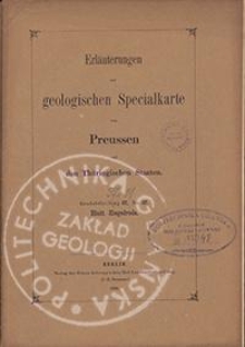 Erläuterungen zur geologischen Specialkarte von Preussen und den Thüringischen Staaten. Lfg. 19. Blatt Ziegelroda. Gradabt. 57, No. 37